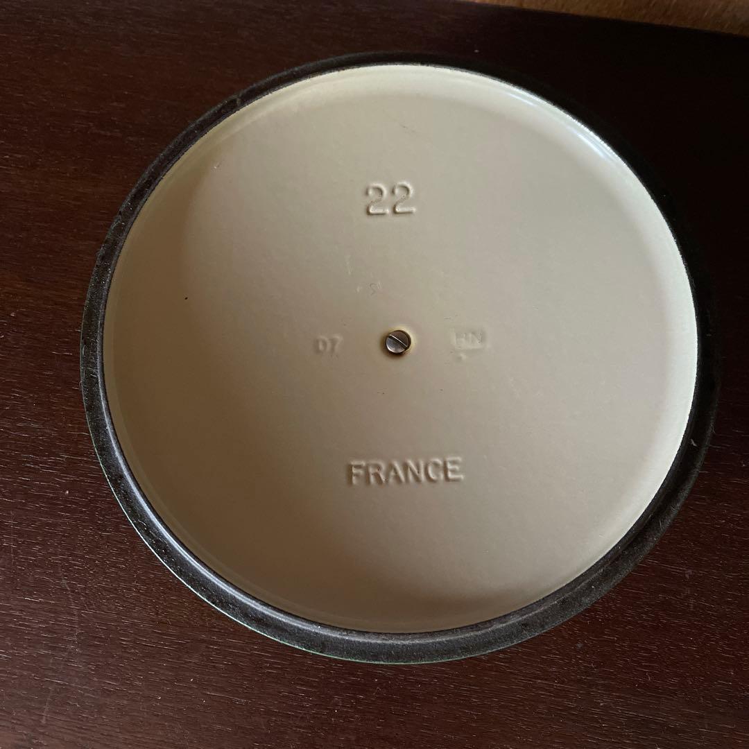 LE CREUSET ル・クルーゼ　ココット・ロンド 22cmグリーン