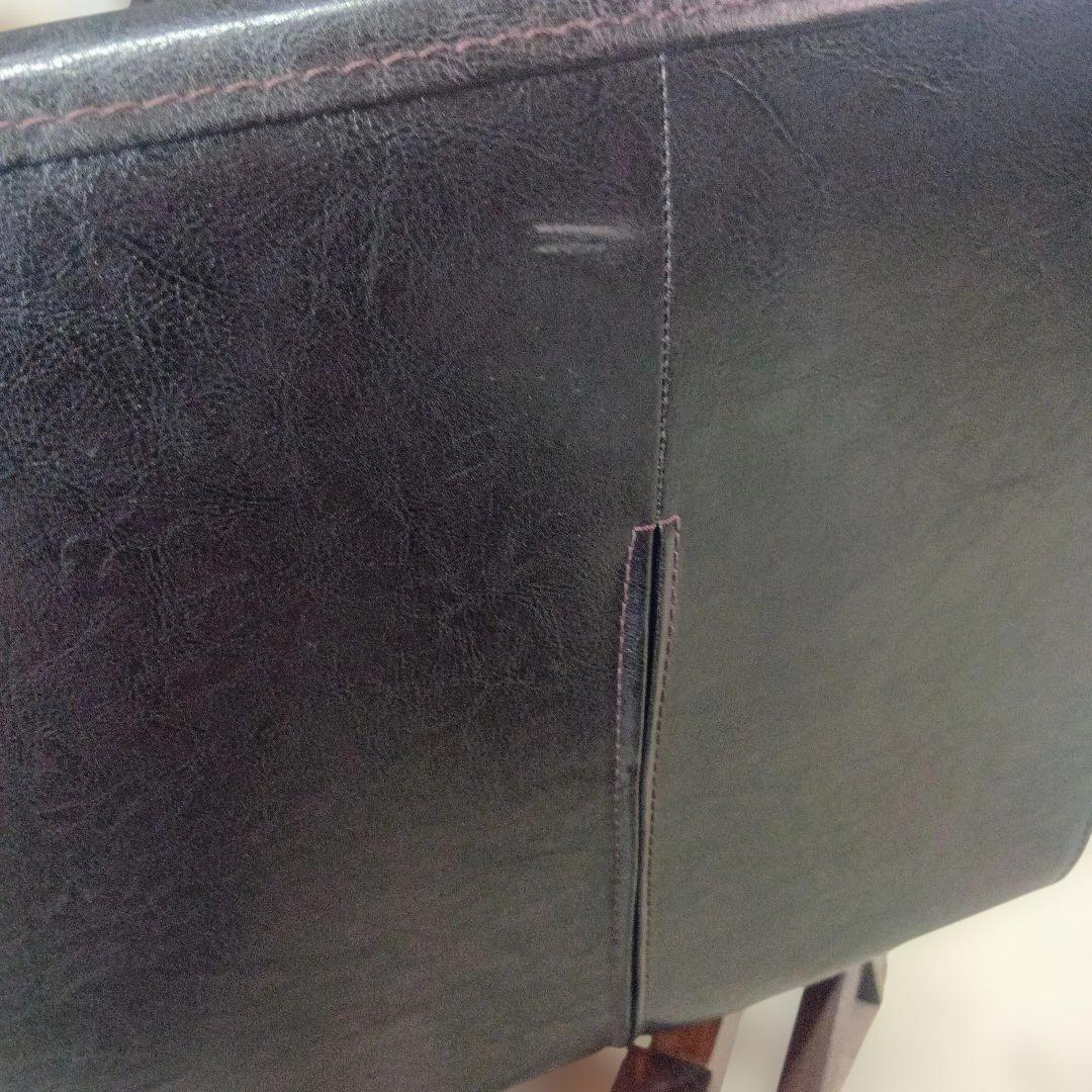 ヴィンテージ MORISHIGE PUレザー アンティーク回転チェア①