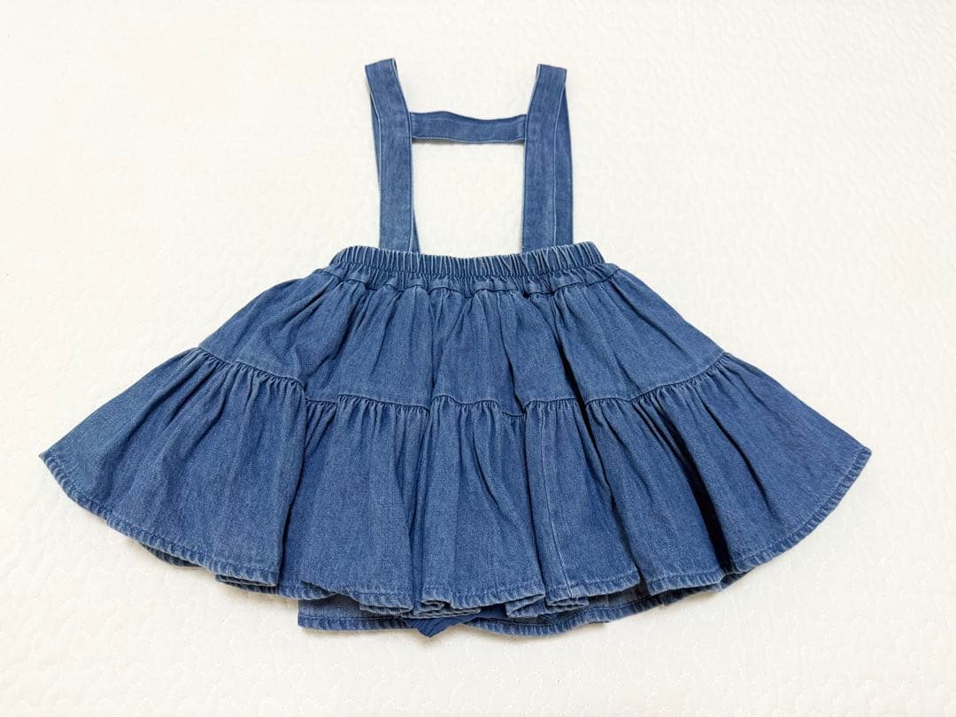 wonnyribbon blue denim skirt デニムスカート