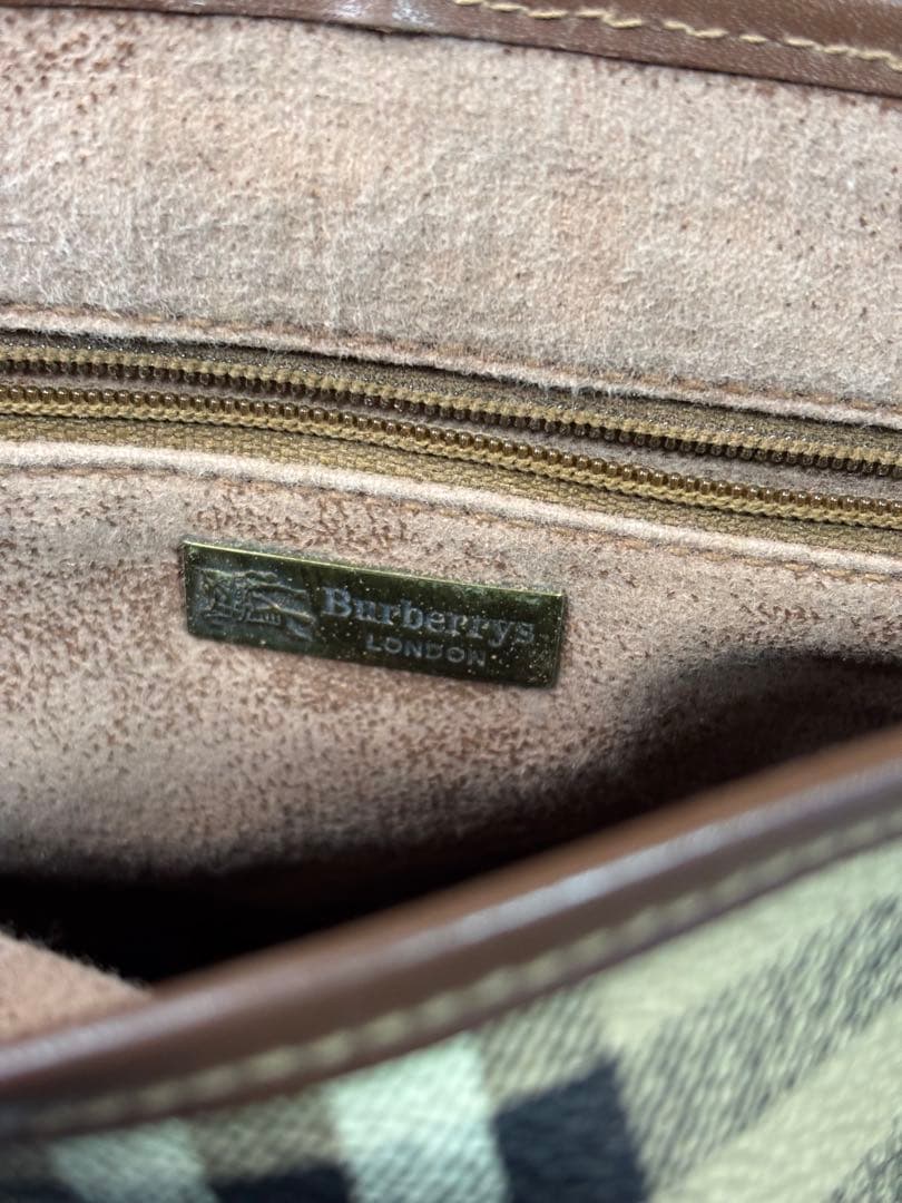 Burberry バーバリー ショルダーバッグ チェック柄 ヴィンテージ