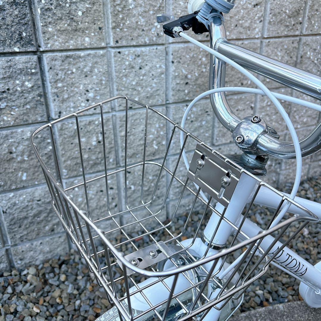 【大阪 直接引渡】子供用 自転車 18インチ 真っ白 アルトナ 廃盤商品 レア