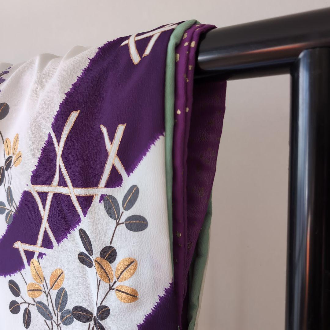 舞踊　着物　裾引き　白