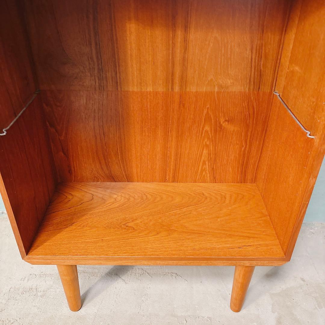 【ぱんち】デンマーク　チーク材　ブックシェルフ　北欧家具　北欧ビンテージ