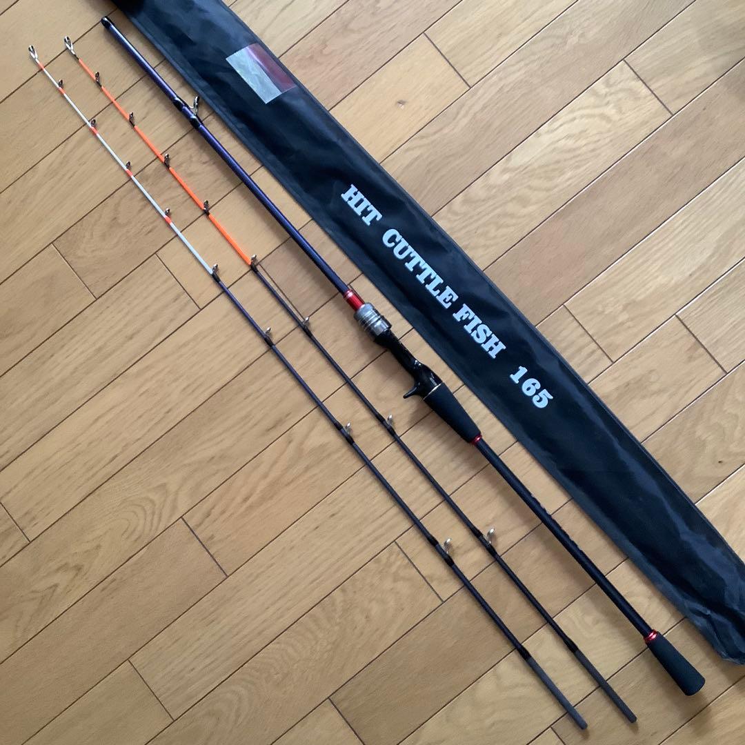 タイラバ　イカメタル1.65m 2WAYロッド&デジタルカウンター付ベイトリール