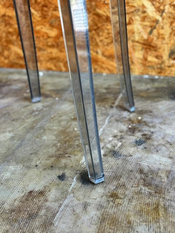 ☆送料無料☆ クリアスツール2脚 / スモークカラー / モノトーン