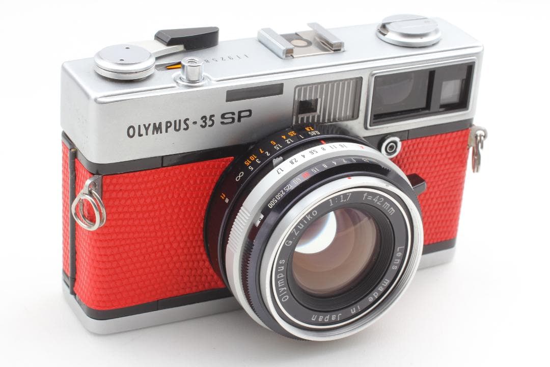 【整備済　並品】レッド オリンパス 35 SP メーター不良 #1284