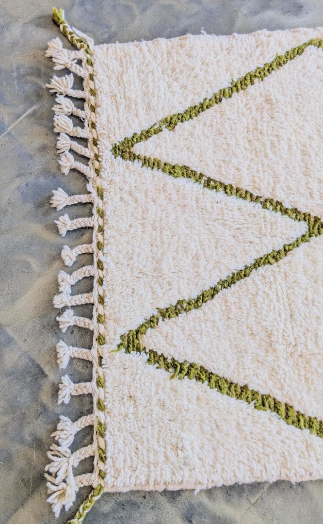 新品/未使用/1点物モロッコラグ-ベニワレン-No.16 101.5×146cm