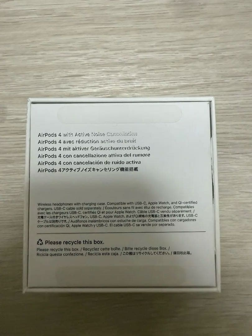 【中古品】AirPods 4 アクティブノイズキャンセリング搭載