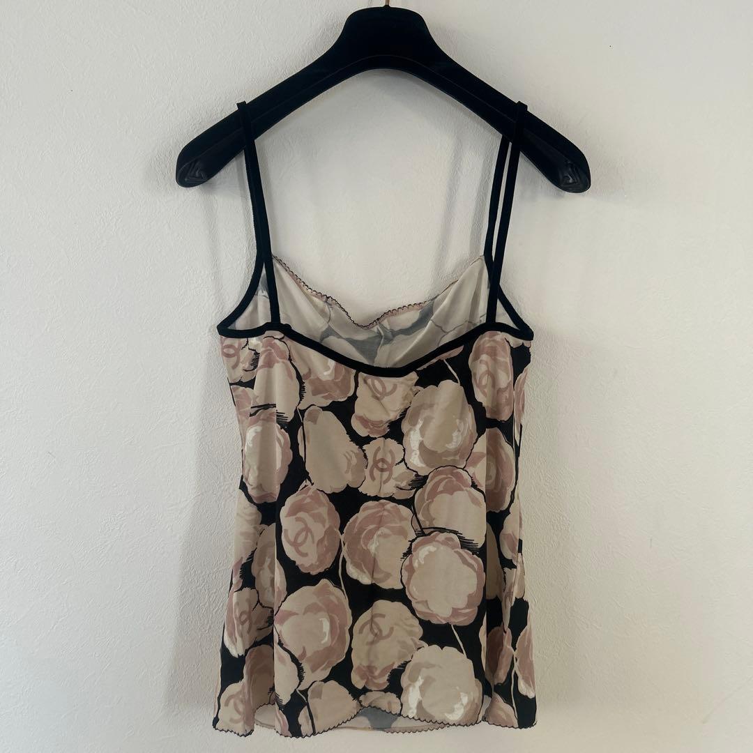 CHANEL キャミソール 花柄 イタリア製 サイズ 42