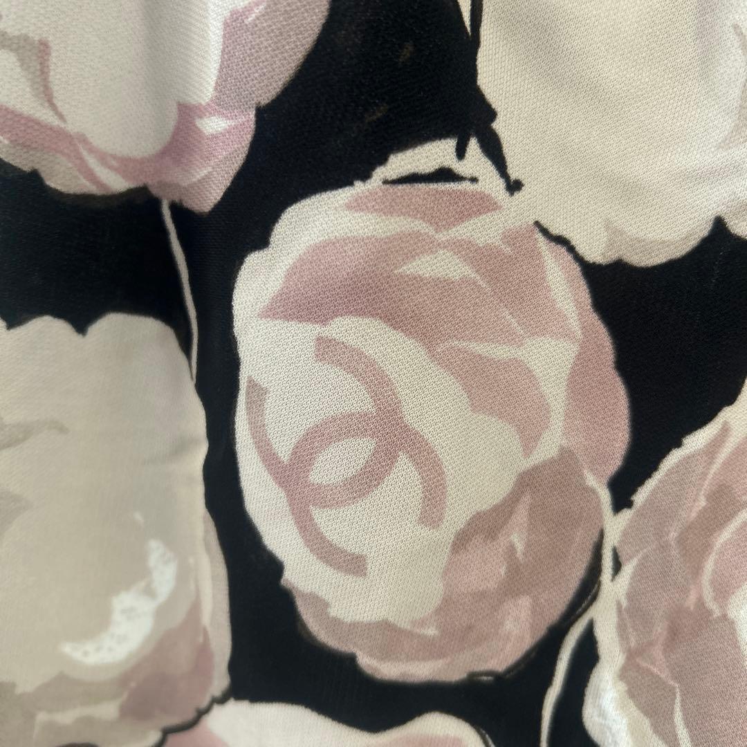 CHANEL キャミソール 花柄 イタリア製 サイズ 42