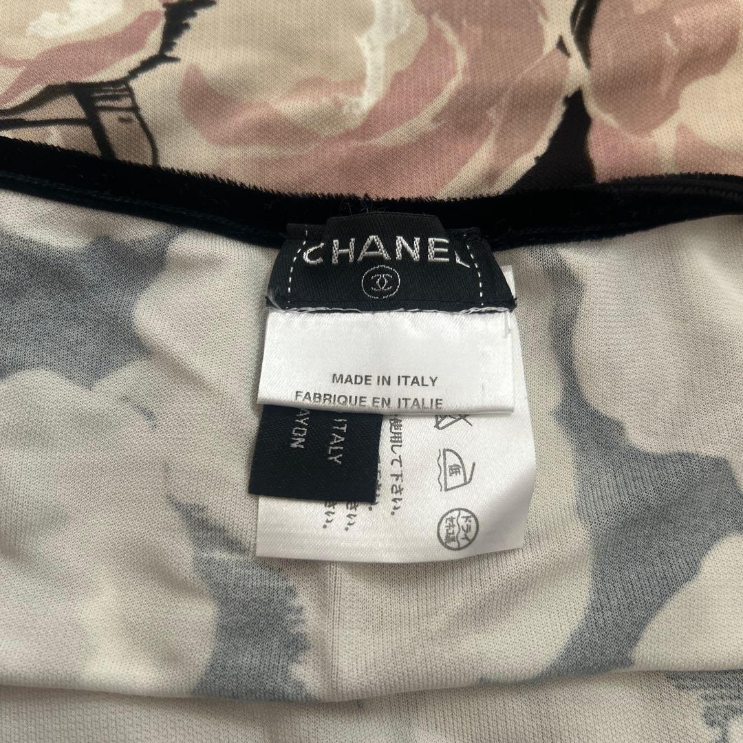 CHANEL キャミソール 花柄 イタリア製 サイズ 42