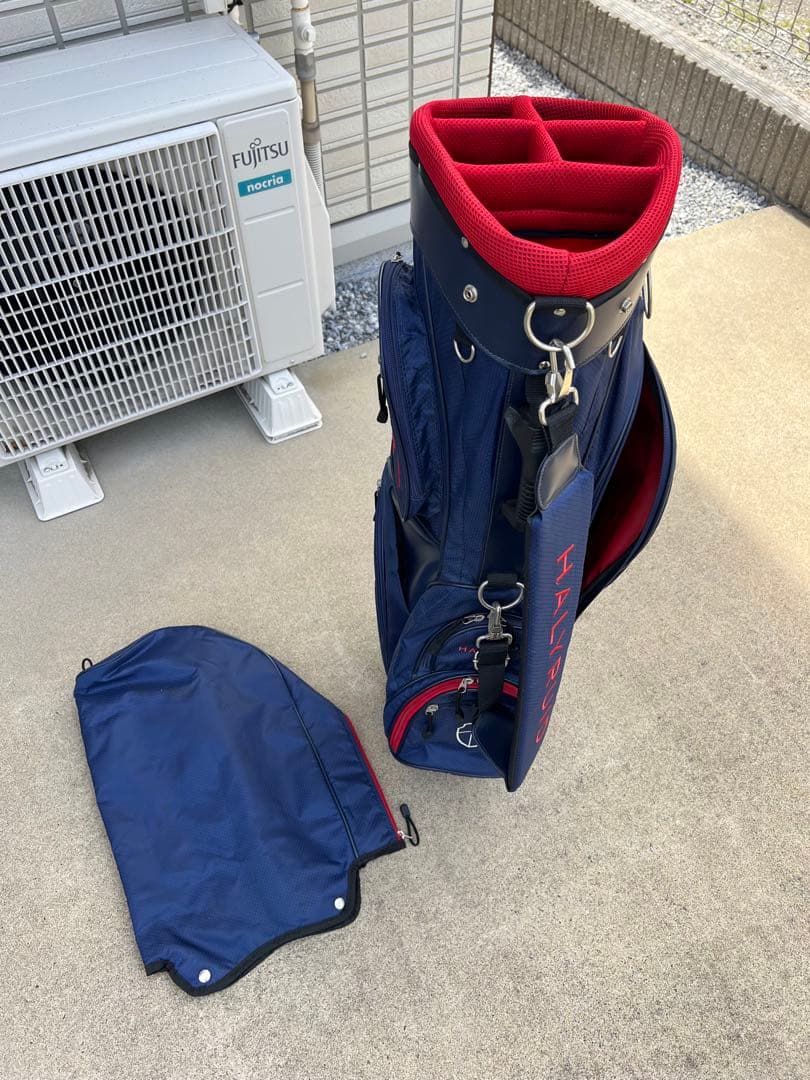 HALYRUID　スタンド式キャディーバック　ネイビー