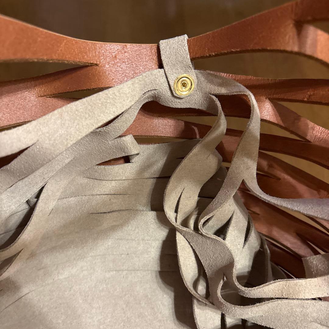 il micio 編み込みバスケット バック