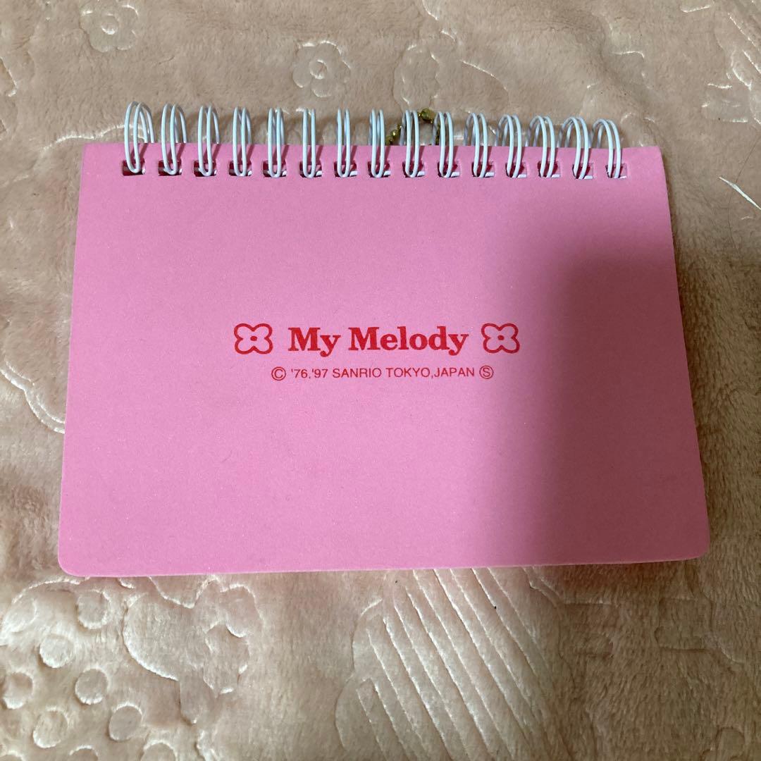 My Melody フォトフレーム付きノート 1997年製 サンリオ