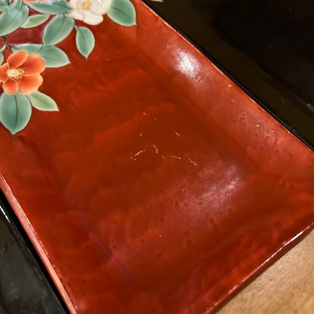 京焼 清水焼　陶葊 陶あん とうあん作　四季花　長皿揃え　希少