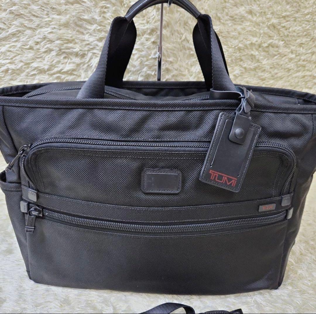 【極美品】TUMI　ビジネスバッグ　26197DH　ブラック　ナイロン　2WAY