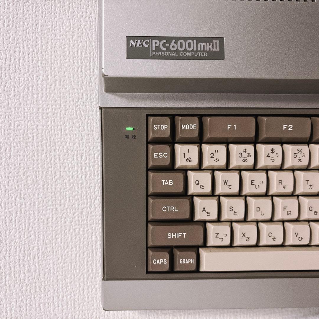 【動作確認済み】 NEC PC-6001mk2 パーソナルコンピュータ