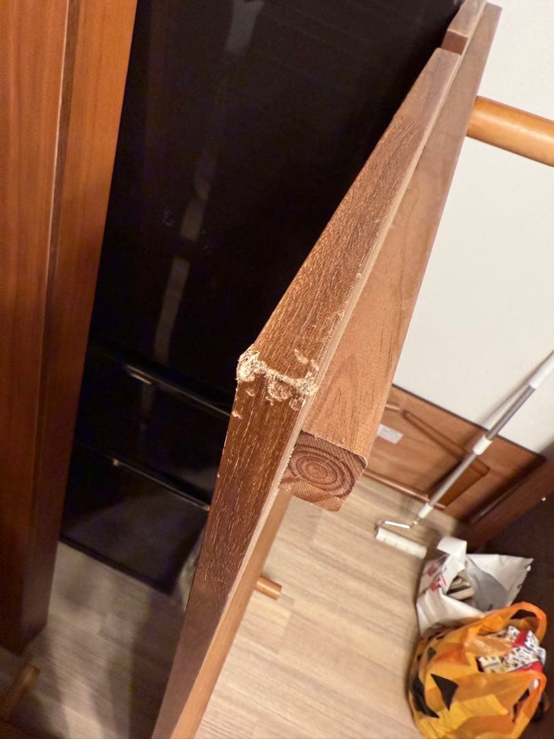 【取りに来れる方のみ】ニトリ木製すのこベッドフレームダブルサイズ