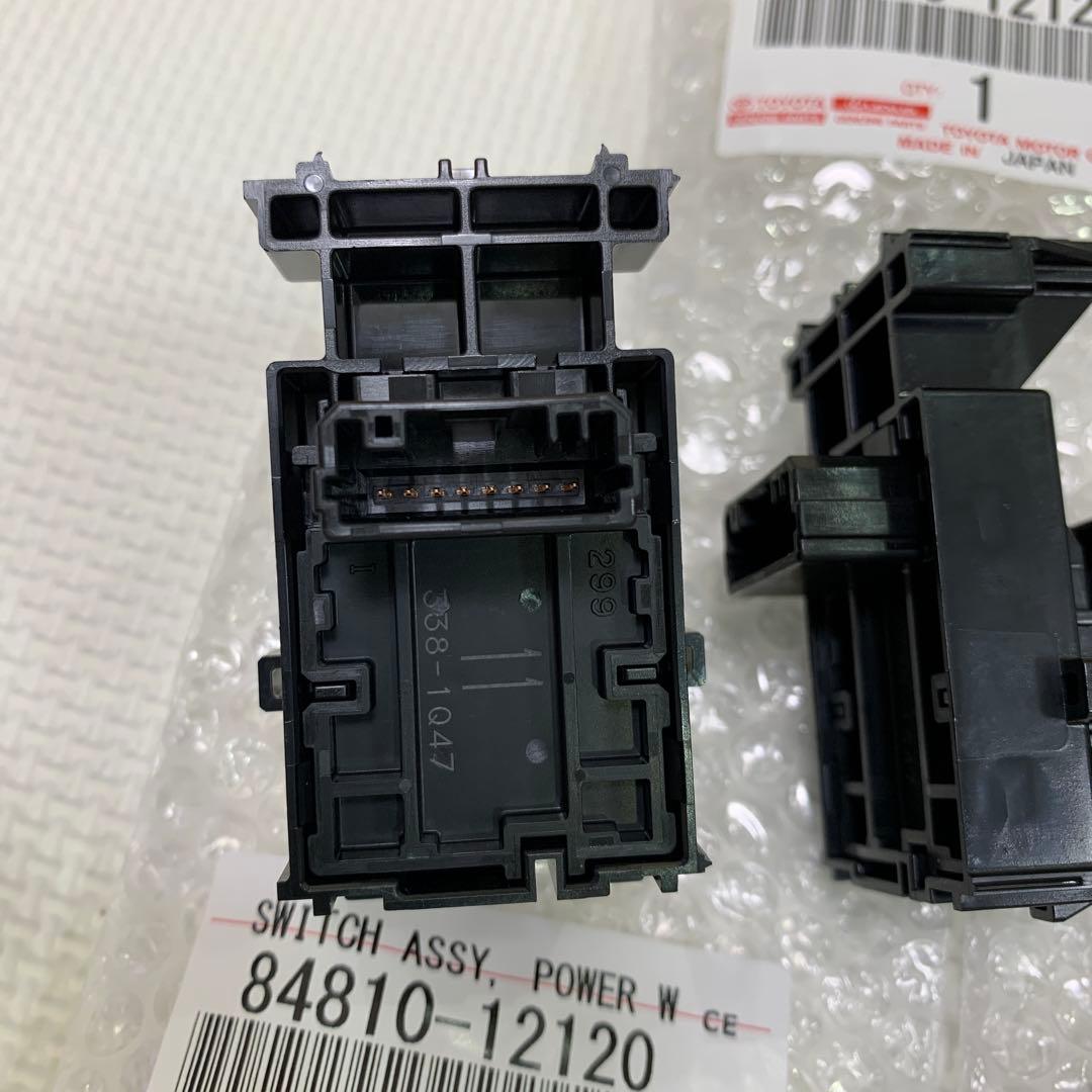 【美品】トヨタ純正 カローラ 助手席・後部席パワーウインドウスイッチ3個