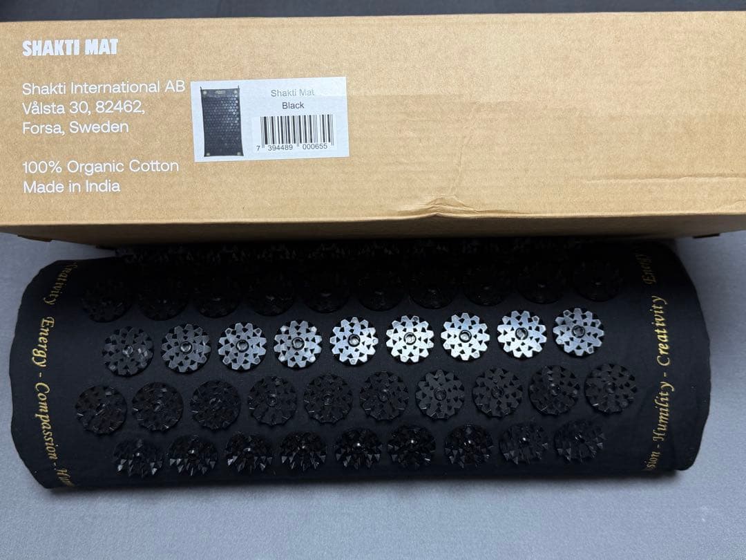 shakti matのピロー シャクティ クラシック ピロー オリジナル 黒