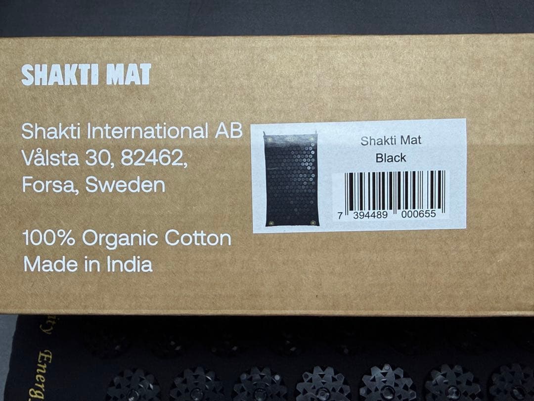 shakti matのピロー シャクティ クラシック ピロー オリジナル 黒