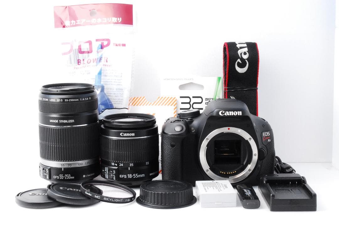 ショット数少✨ キヤノン Canon kiss x5 ダブルレンズ スマホ転送