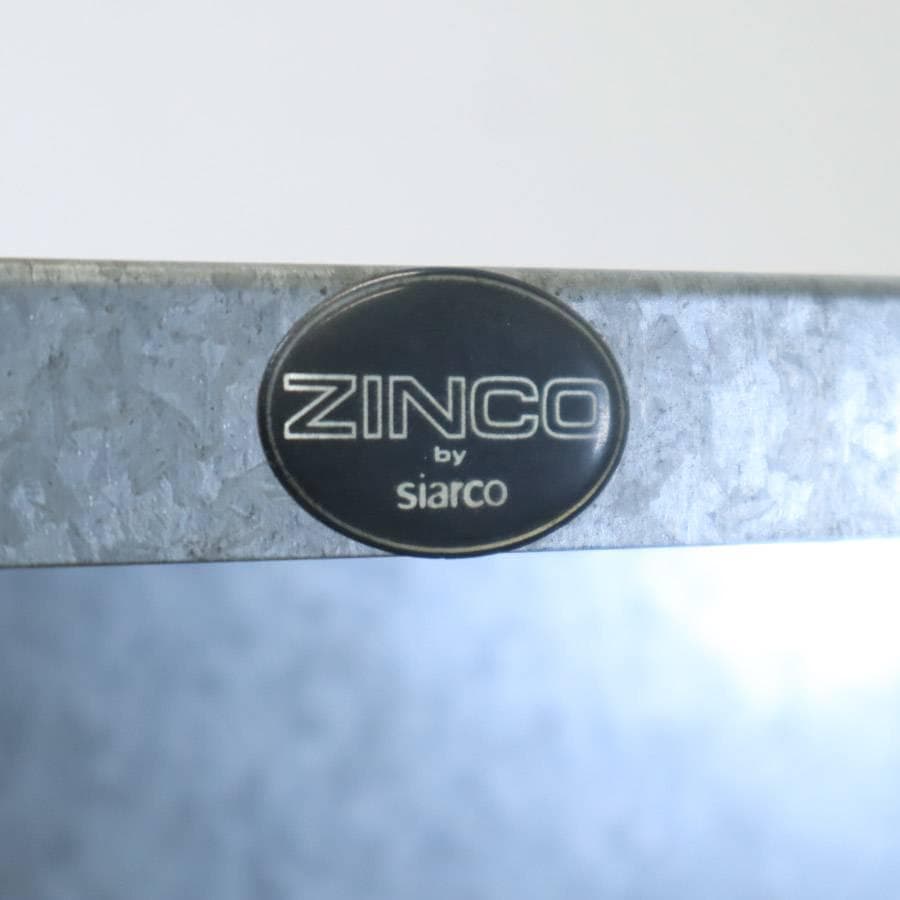 ZINCO by siarco イタリア製 アルミシェルフ ネームタグ付き