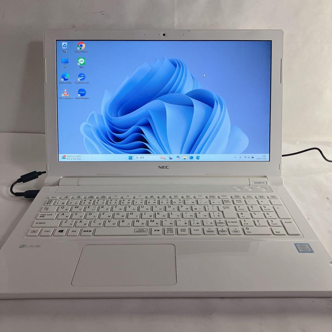 人気ホワイトLavie 新品SSD512GB/ win11 ノートPC