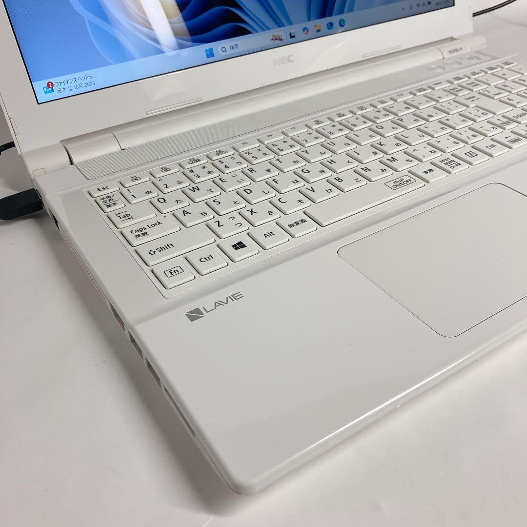 人気ホワイトLavie 新品SSD512GB/ win11 ノートPC