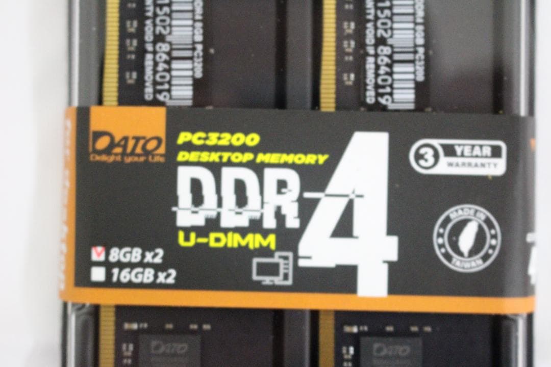 【新品未開封】DATO DDR4-3200 16GB 8GBx2枚 ④