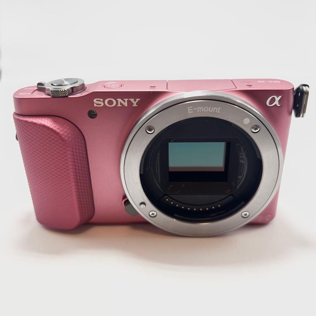 【週末限定値下げ】 SONY α NEX-3N ピンク ボディ ジャンク品