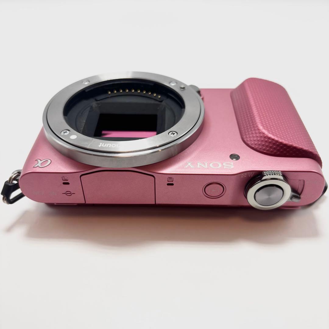 【週末限定値下げ】 SONY α NEX-3N ピンク ボディ ジャンク品