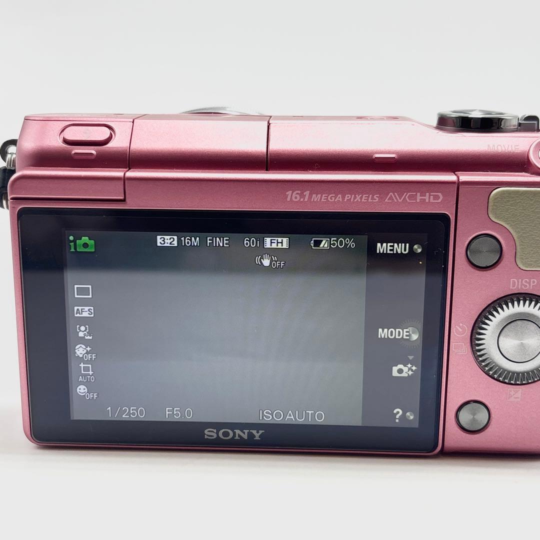 【週末限定値下げ】 SONY α NEX-3N ピンク ボディ ジャンク品