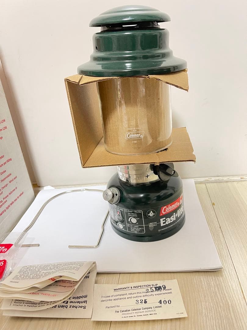 p*s様 新品奇跡　コールマン イージーライトランタン 325A 89年1月