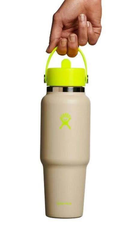 【日本未発売】Hydro Flask 32oz ネオンイエロー ストロー付