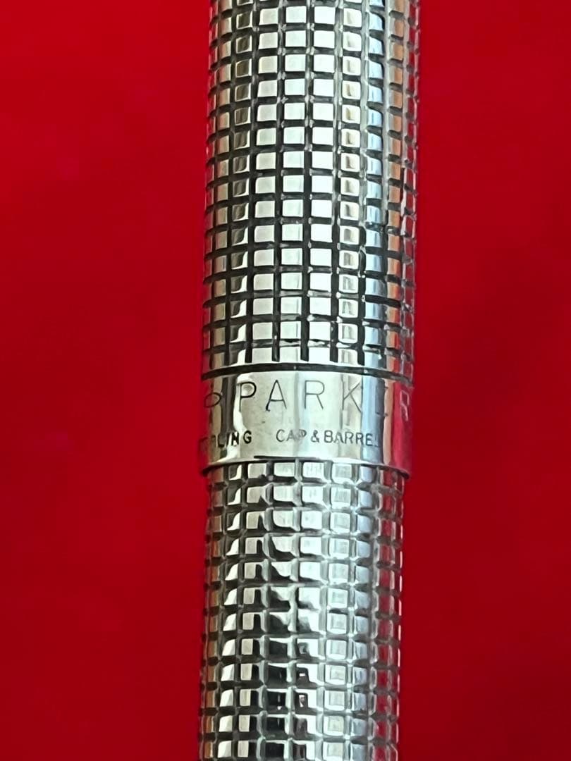 パーカーボールペン75 シズレ スターリングシルバーケース付‼️美品‼️