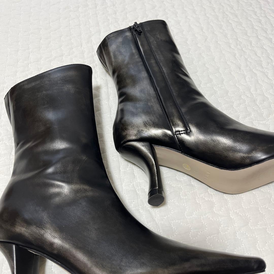 アメリ ★ POINTED TOE GRUNGE LIKE BOOTS【 S 】