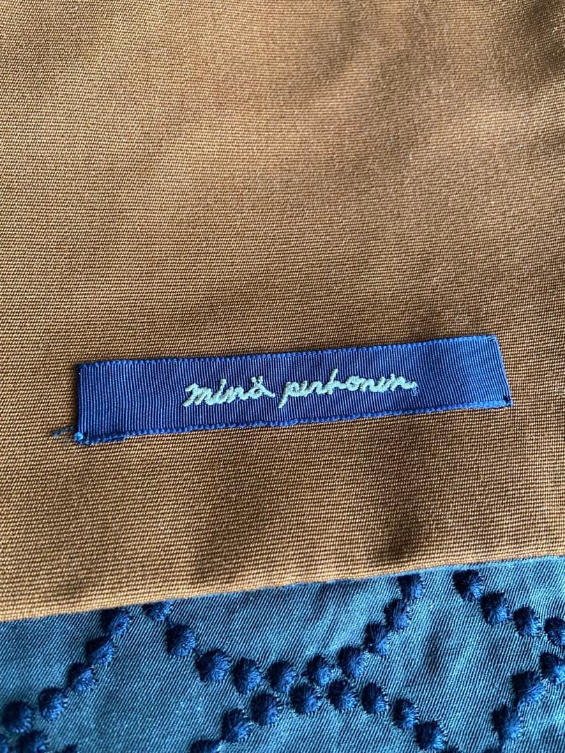 【正規品】mina perhonen 半幅帯　タンバリン　ミナのポーチ付き
