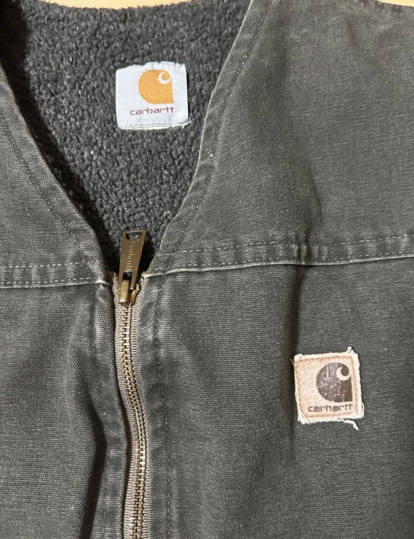 carhartt カーハート ベスト ダック ジャケット モスグリーン カーキ