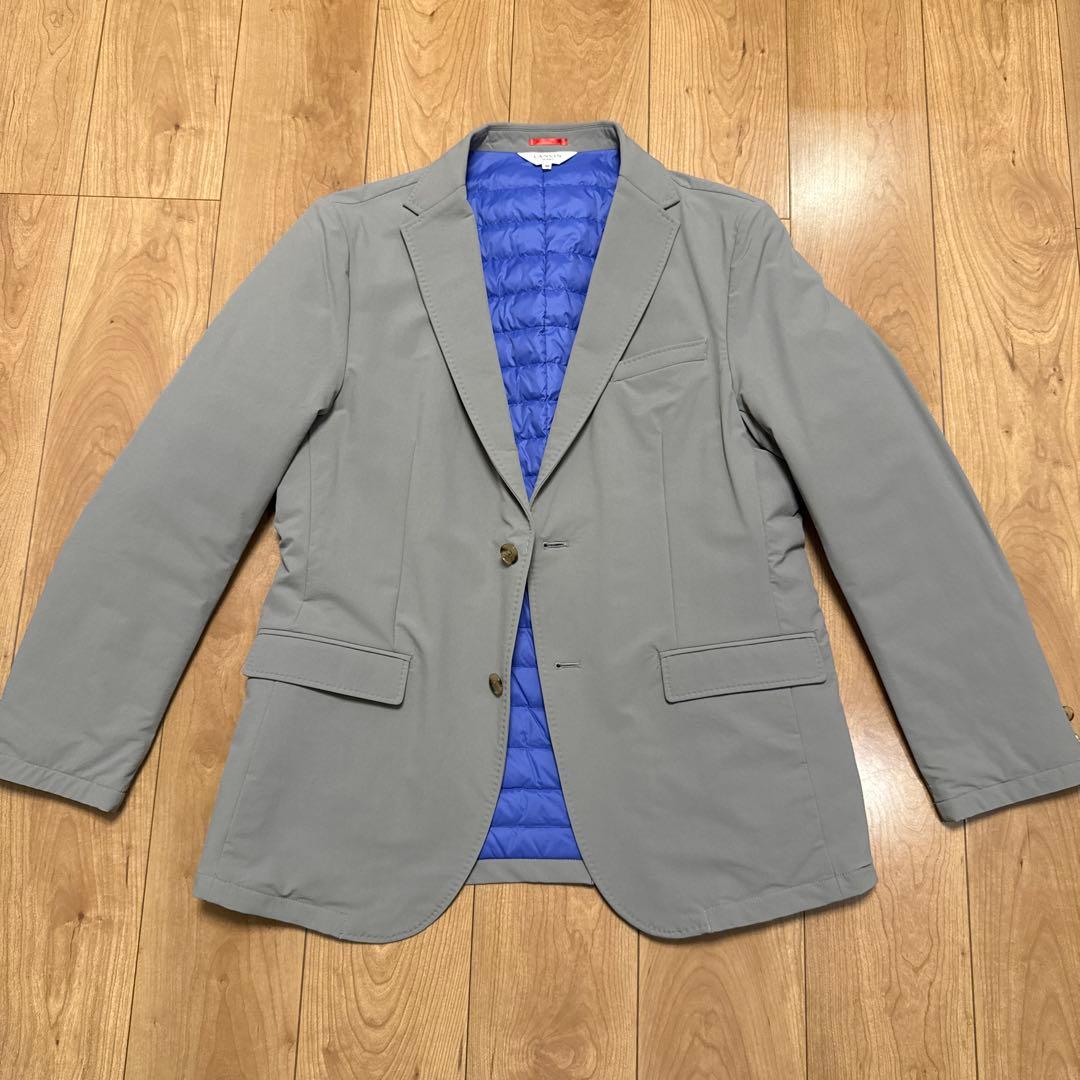 LANVIN Sport ゴルフダウンブレザー42 薄グレー【未使用品】