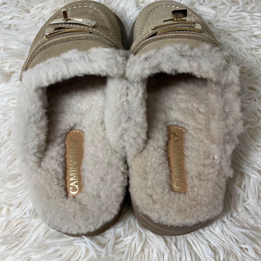 【新品未使用】CAMINANDO バックルファーサンダル