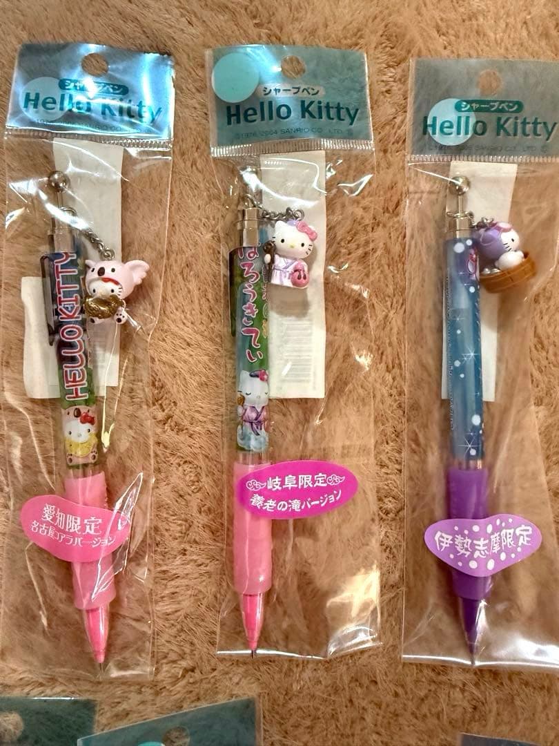 ご当地ハローキティ シャープペンシル 限定デザイン7本セット