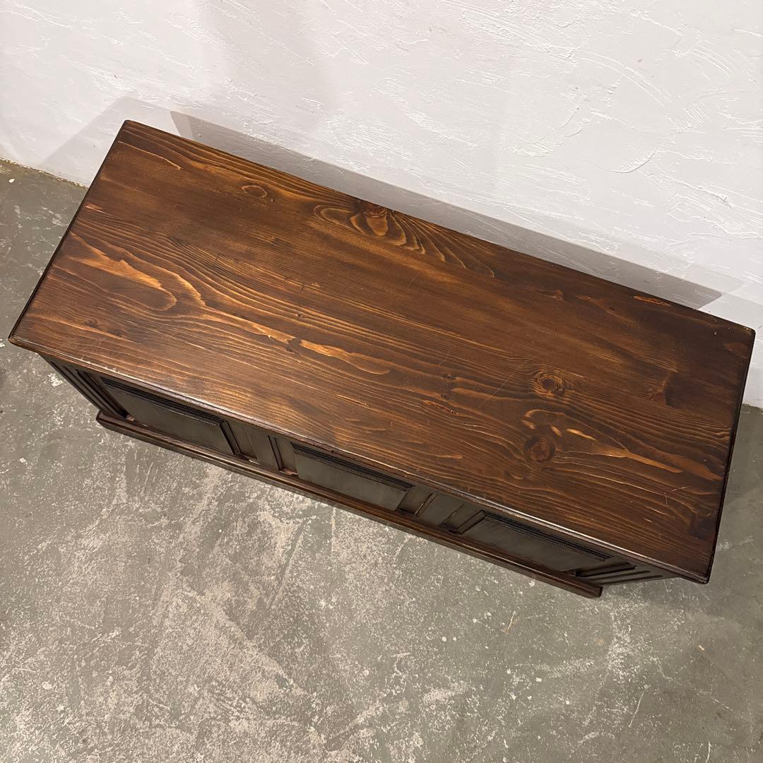 ヴィンテージ　収納付き　ベンチ