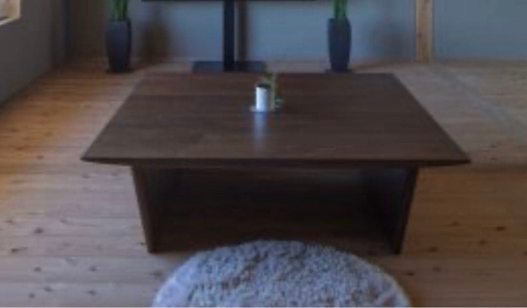 ウォールナット￼リビングテーブル、座卓、ローテーブル