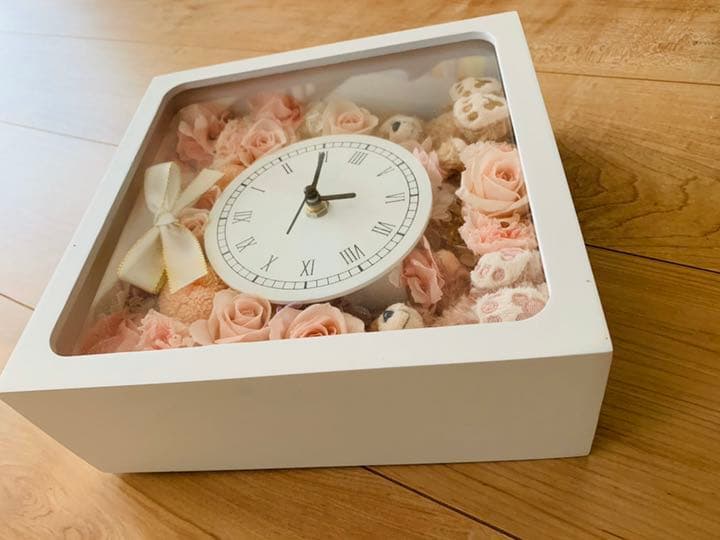 花時計　ダッフィーのぬいぐるみ付き　ディズニーウェルカムベア