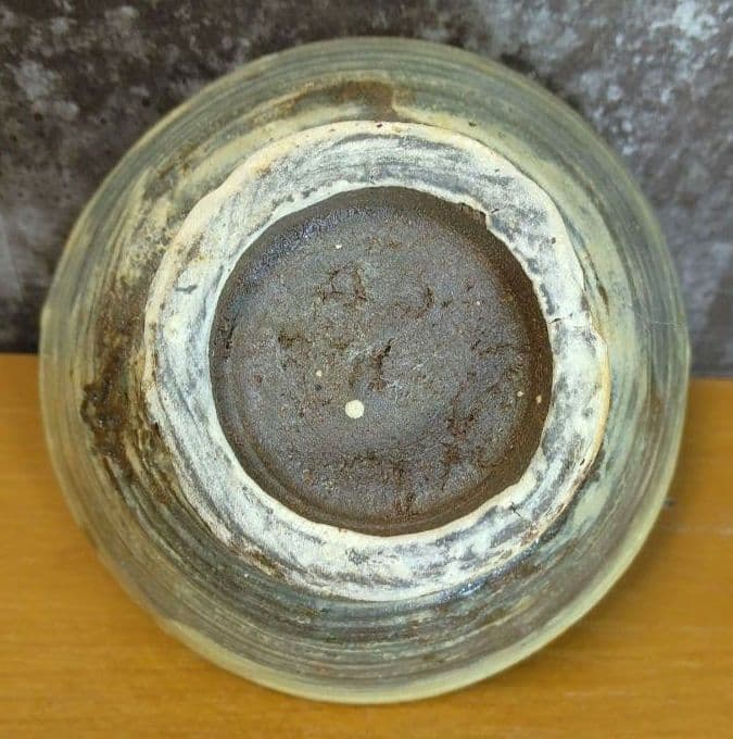 人間国宝 金城次郎 酒盃 栞 共箱 やちむん 壺屋焼 壷屋焼 魚紋ぐい呑