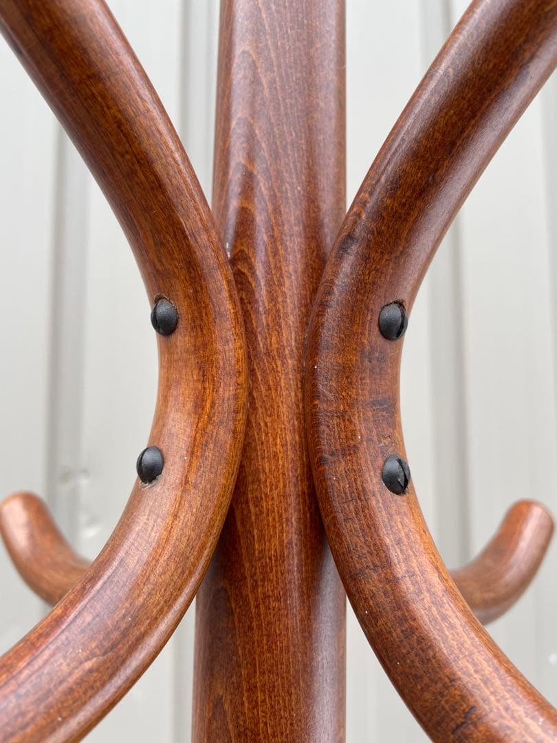 【美品】秋田木工 akimoku 曲木ポールハンガー コートスタンド 傘立て