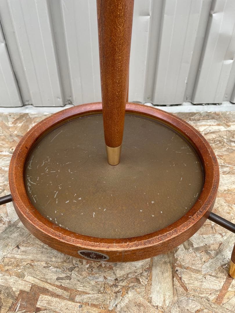 【美品】秋田木工 akimoku 曲木ポールハンガー コートスタンド 傘立て