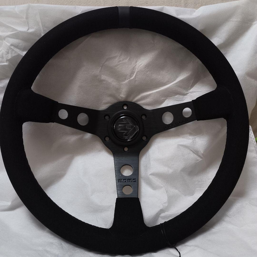 MOMO モモタイプ　350mm ディープコーン　ブラックエディション　スエード