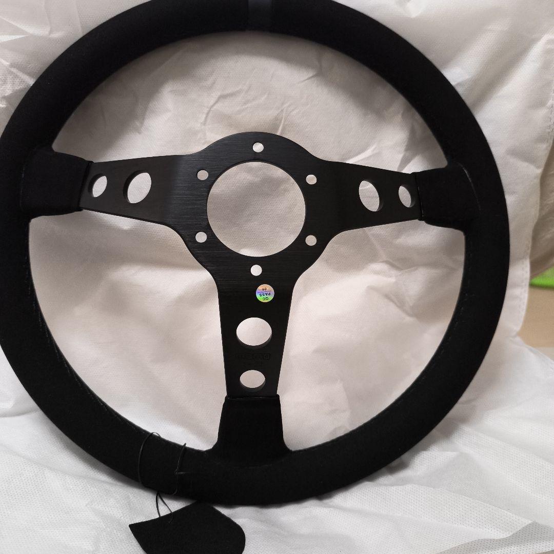 MOMO モモタイプ　350mm ディープコーン　ブラックエディション　スエード